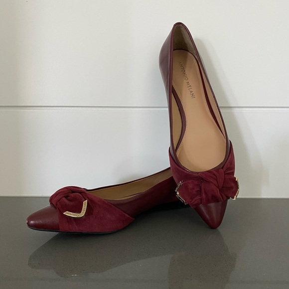 ANTONIO MELANI Shoes - Antonio Melani Maroon Flats